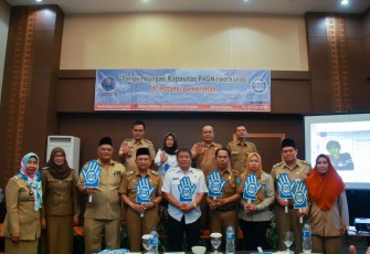 Workshop Pengembangan Kapasitas Pencegahan Pemberantasan Penyalahgunaan dan Peredaran Gelap Narkoba (P4GN) di instansi pemerintah, Selasa, (24/4).