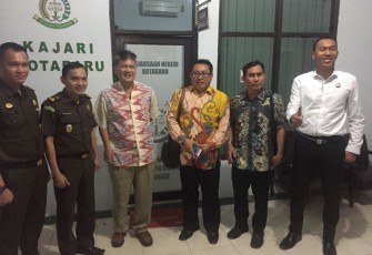 Tim Pencari Fakta PWI Sambangi Kejari Kota Baru