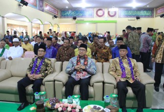 Mewakili Gubernur Bengkulu, Asisten III Setda Provinsi Bengkulu Gotri Suyanto menghadiri acara Kunjungan Kerja Menteri Agama RI Lukman Hakim Saifuddin di Provinsi Bengkulu.