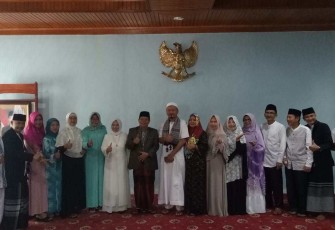  Budiman Ismaun usai melaksanakan Salat Idul Adha 1439 H, di Masjid At-Taqwa, Anggut Atas.
