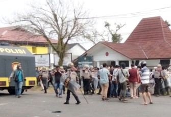 Pasca demo ricuh di depan Kantor DPRD Provinsi Bengkulu