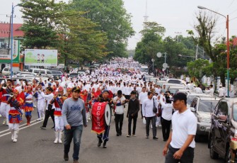Pawai tahun baru hijriah.