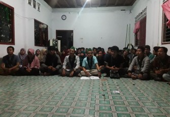 Selingkung Komisariat HMI se Kota Bengkulu menggelar konferensi pers di Sekretariat HMI Cabang Bengkulu pasca aksi yang berakhir ricuh di depan Kantor DPRD Provinsi Bengkulu