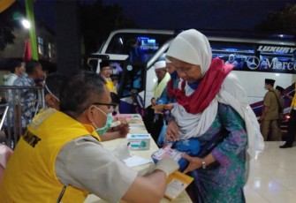 Jemaah Haji Provinsi Bengkulu Kloter 7 tiba di Bengkulu