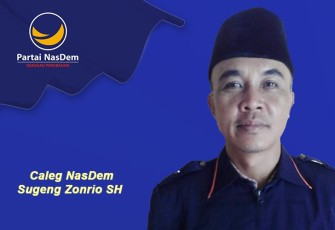 Caleg Nasdem Sugeng Zonrio 