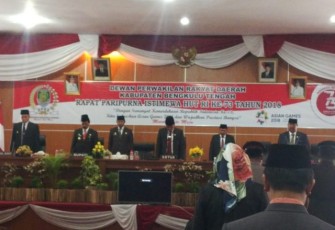 Paripurna Istimewa DPRD Bengkulu Tengah  