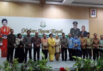 Malam lepas kenal Kepala Kejaksaan Tinggi Bengkulu di Hotel Horizon Bengkulu, Sabtu malam (13/10/2018)
