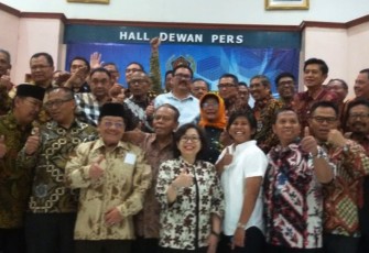 Pengurus PWI Pusat yang baru PERS