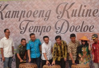 Pembukaan Kampoeng Kuliner Tempo doeloe