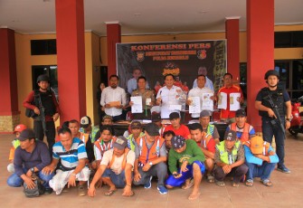 Press Conference Polda Bengkulu