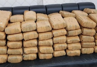 Barang bukti ganja yang berhasil diamankan 