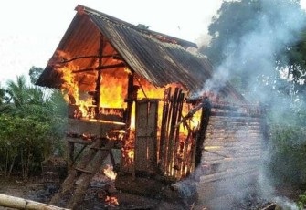 Saat kejadian kebakaran