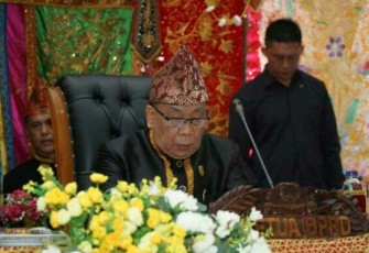 Ketua DPRD Kepahiang, H. Badarudin pimpin sidang paripurna istimewa HUT Kepahiang ke-15