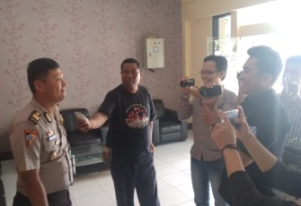 Kabag Ops Polres Bengkulu saat memberikan keterangan ke awak media