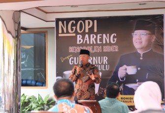 Ngopi Bareng, The Bencoolen Rider dengan Gubernur Bengkulu, (6/2/19).