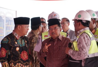 Wapres Kunjungi Pelindo II Pulau Baai.