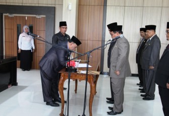 Pemprov Bengkulu menggelar mutasi jabatan terhadap 18 pejabat