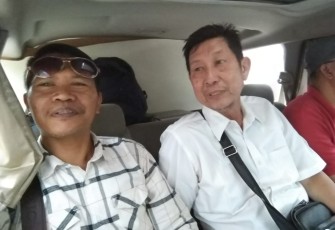 Terpidana M Taufik (Tengah) saat diamankan