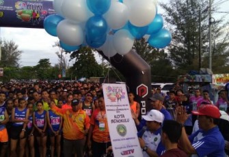 Wakil Wali Kota Bengkulu Dedy Wahyudi Buka Bengkulu RUN 10 K dan 5 K 