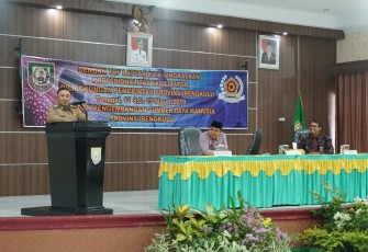 Sekretaris Daerah Provinsi Bengkulu Nopian Andusti Membuka Training Of Facilitator Latihan Dasar CPNS 2019