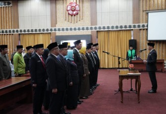 Resmi Dilantik, Ini 17 Pejabat Eselon II Hasil Seleksi Lelang Jabatan Pemprov Bengkulu