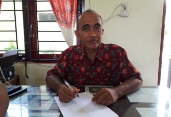 Sekretaris Disdukcapil Kabupaten Asahan Darmawan