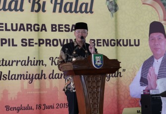 Gubernur Bengkulu Rohidin Mersyah Hadir Dalam Halal Bi Halal 