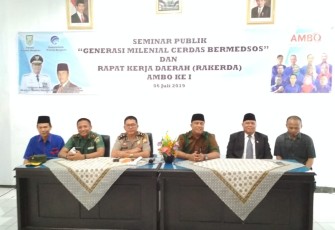 Seminar Publik Generasi Milenial Cerdas Bermedsos Dan Rakerda Ambo ke 1