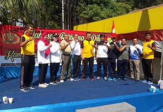 Giat Olahraga Tiga Pilar Jelang Pelantikan Presiden 2019