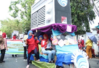 Kendaraan Pawai Pembangunan Dinkominfotik Brebes