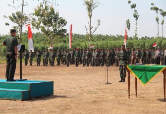 Letkol Arm Arief Darmawan, S.Sos menutup TMMD 105 Sengkuyung II Tahun 2019