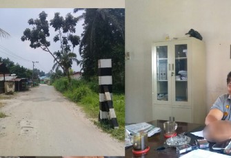Sekretaris Dinas Perhubungan Kabupaten Asahan Halim Saat Dikonfirmasi 