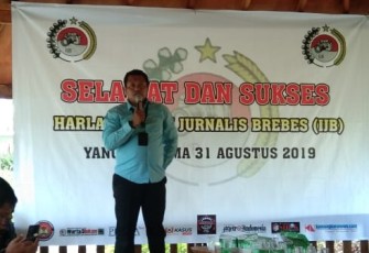 Sambutan Ketua PWI Kabupaten Brebes