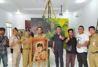 Pameran Lukisan Salem Brebes Jadi Daya Tarik Seniman Jepang