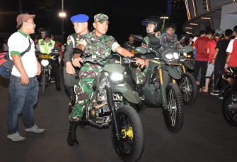 Pasukan Kodim 0501/ Jakarta Pusat Back Up Pengamanan Stadion Gelora Bung Karno
