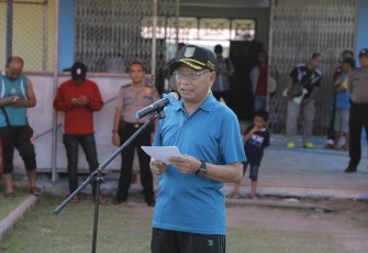 Plt Bupati Asahan Buka Liga Sepak Bola Waspada 2019