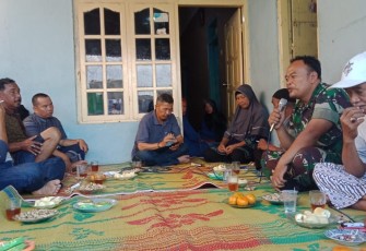 Kunjungan Koramil 16/Margasari. Jumat (13/09)