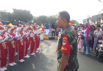 Wadanramil 07/Kemayoran Ajak Warga Serdang Pererat Silahturahim