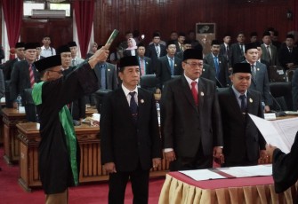 Pelantikan Unsur Pimpinan DPRD Bengkulu Selatan 