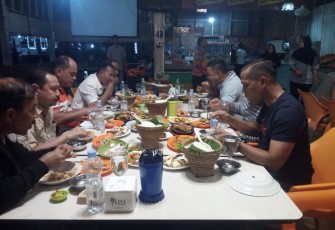 Dandim 0209 LB Bersama Muspida Jamu Kasdam I LB Dan Rombongan