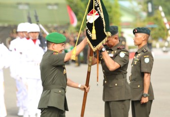 Upacara Sertijab Danyonif Raider 112 Dharma Jaya