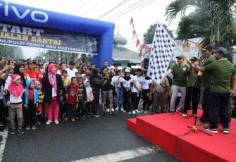 Kodim 0208 Asahan Gelar Jalan Santai