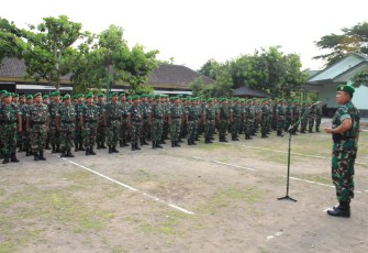Kodim Klaten Siagakan Prajuritnya