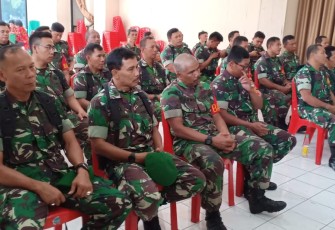 Pembinaan Kesiapan Aparat Kewilayahan dan Puanter Kodim 0505/JT TA.2019