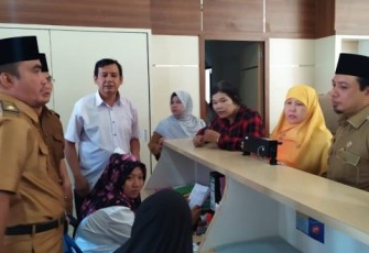  Wakil Wali Kota Bengkulu Dedy Wahyudi Sidak ke Dinas Kependudukan dan Catatan Sipil Kota Bengkulu 