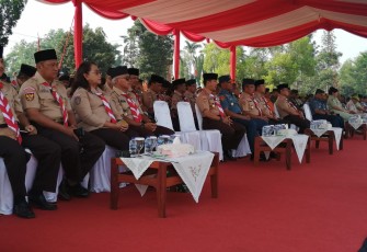 Kodim 0505/Jakarta Timur Apresiasi Giat Perkemahan Pramuka Bhakti Nasional Ta.2019