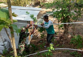 Perbaiki Pipa Peralon Saluran Wudhu Mushola Pemancingan Krama Cenil