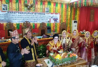 Paripurna Istimewa DPRD Bengkulu Utara 