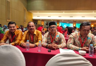 Kepala SD Negeri 1 Kuala Baru Soehardi saat menghadiri grand final lomba budaya mutu katagori 3T ke-6 ditingkat Nasional Sekolah Dasar di Surabaya
