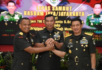 Lepas sambut Kepala Staf Kodam Jaya